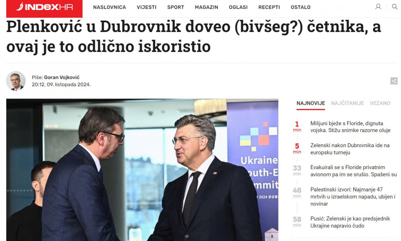 Hrvatski mediji brutalno napali Vučića