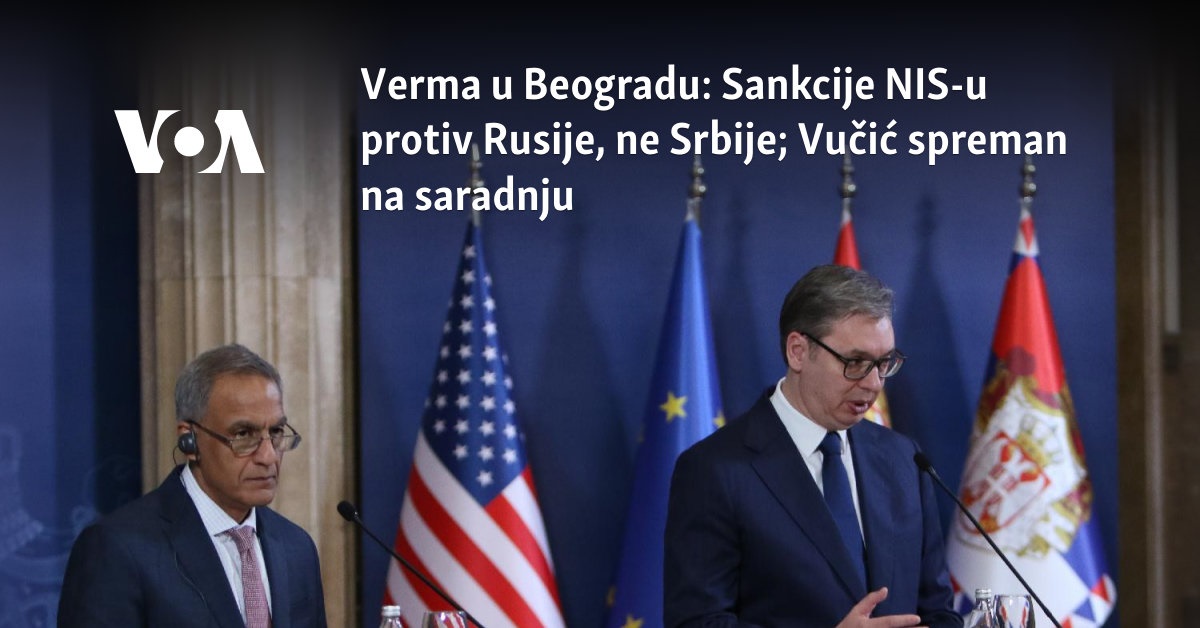 Sankcije NIS-u protiv Rusije, ne Srbije; Vučić spreman na saradnju